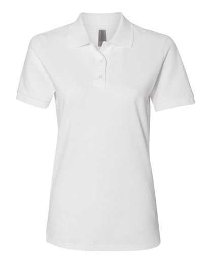 JERZEES Women's 100% Ring-Spun Cotton Piqué Polo 443W #color_White