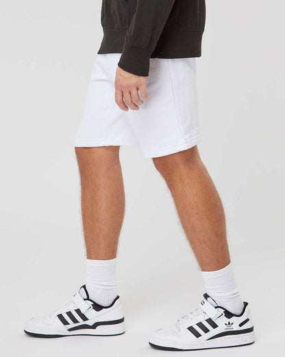 Independent Trading Co. Midweight Fleece Shorts IND20SRT #colormdl_White