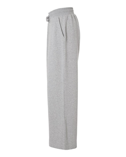 American Apparel Women's French Terry Wide Leg Pants FTP00 #color_Heather Grey