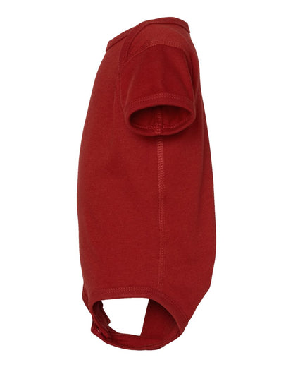 Rabbit Skins Infant Fine Jersey Bodysuit 4424 #color_Garnet