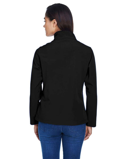 Team 365 Women's Leader Soft Shell Jacket TT80W #colormdl_Black