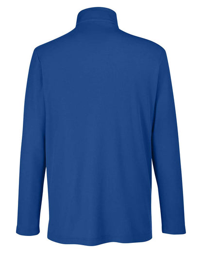 CORE365 Men's Fusion ChromaSoft™ Pique Quarter-Zip Pullover CE405 #color_True Royal