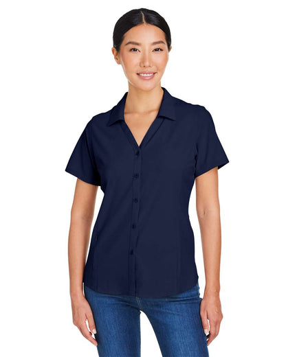 CORE365 Women's Ultra UVP® Marina Shirt CE510W #colormdl_Classic Navy