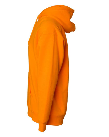 Independent Trading Co. Unisex Heavyweight Hooded Sweatshirt IND4000 #color_Safety Orange