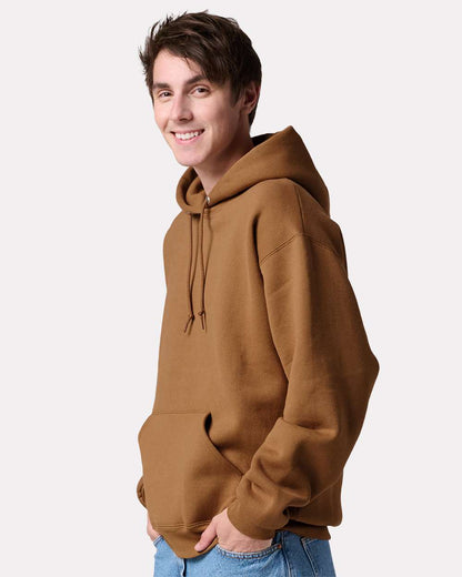 JERZEES Unisex Rugged Hooded Sweatshirt H12MR #colormdl_Golden Pecan