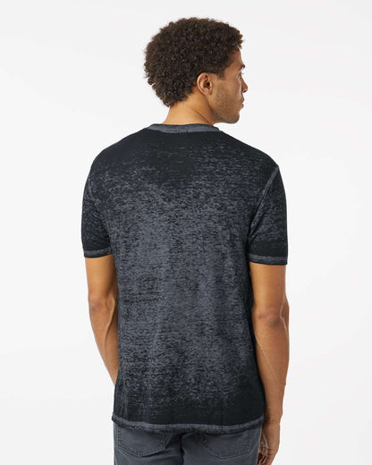 Colortone Acid Wash Burnout T-Shirt 1350 #colormdl_Twilight Black