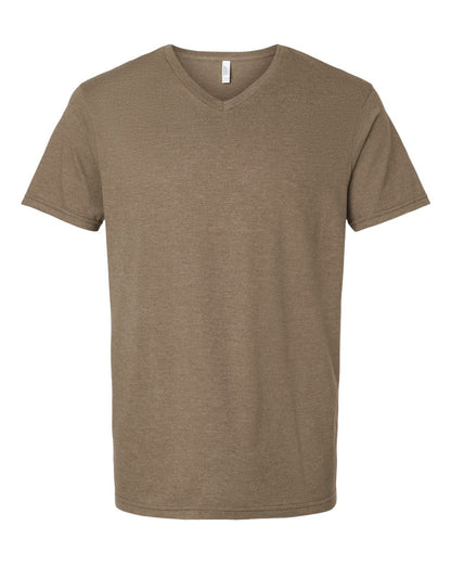 American Apparel CVC V-Neck Tee 2006CVC #color_Heather Army