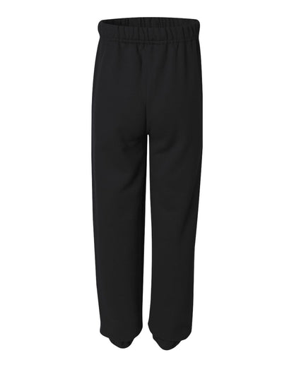 JERZEES Youth NuBlend® Sweatpants 973BR #color_Black