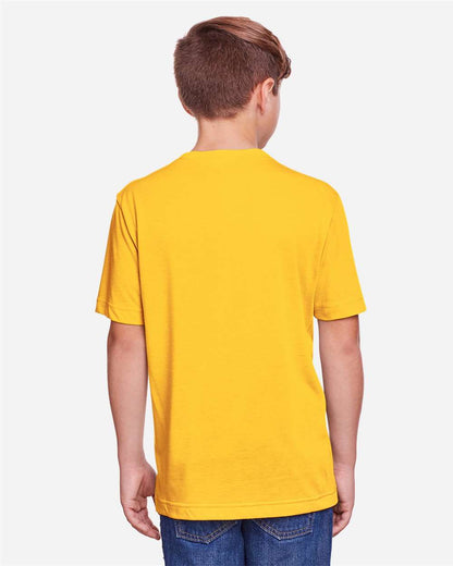CORE365 Youth Fusion ChromaSoft™ Performance T-Shirt CE111Y #colormdl_Campus Gold