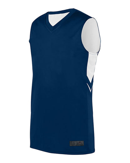 Augusta Sportswear Alley-Oop Reversible Jersey 1166 #color_Navy/ White