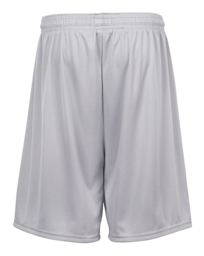 Badger Youth B-Dry 6" Shorts 2107 #color_Silver