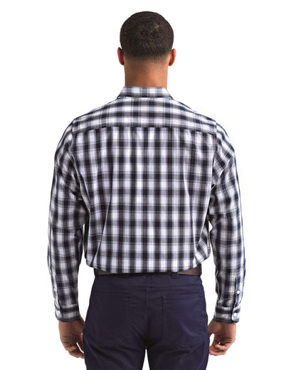 Artisan Collection by Reprime Men's Mulligan Check Cotton Shirt RP250 #colormdl_White/ Navy