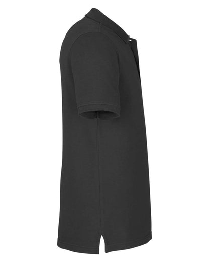 Harriton Men's Valiant Cotton Snag Protect Polo M205 #color_Black