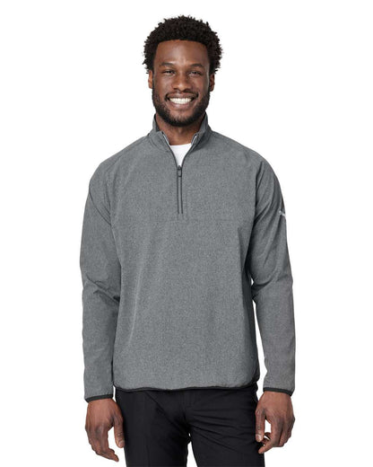 Puma Golf Men's Coastal Woven Quarter-Zip Pullover 538931 #colormdl_Puma Black Heather
