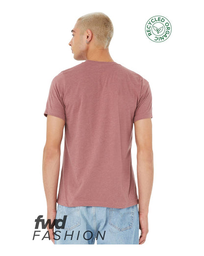 BELLA + CANVAS FWD Fashion Jersey Recycled Organic Tee 3001RCY #colormdl_Heather Mauve