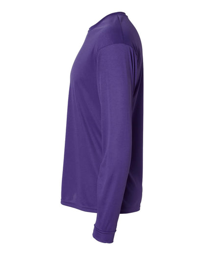 C2 Sport Unisex Performance Long Sleeve T-Shirt 5104 #color_Purple
