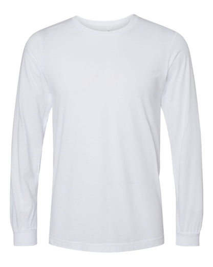 BELLA + CANVAS Triblend Long Sleeve Tee 3513 #color_Solid White Triblend