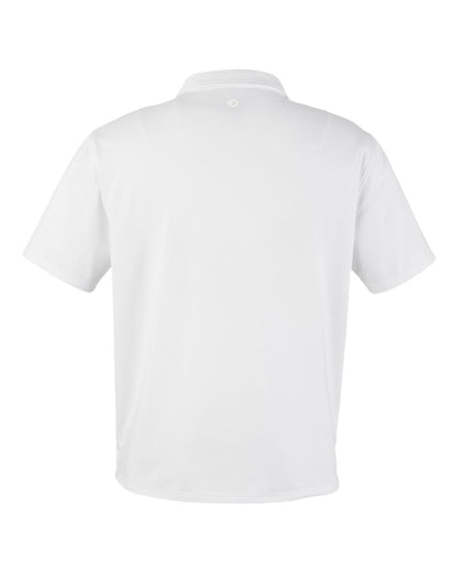 Glyder Men's Fairway Marbled Jersey Polo MDP1799 #color_White