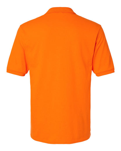 JERZEES Men's Dri-Power® Polo 437R #color_Safety Orange