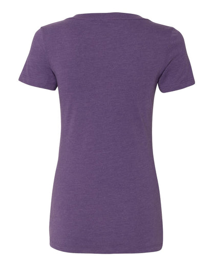 Next Level Women’s CVC Deep V-Neck T-Shirt 6640 #color_Purple Berry