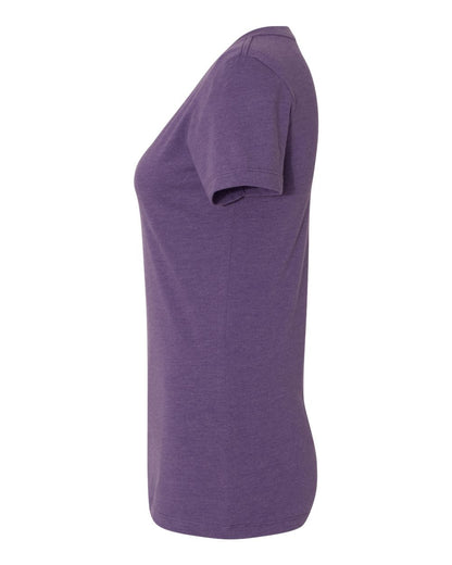 Next Level Women’s CVC Deep V-Neck T-Shirt 6640 #color_Purple Berry