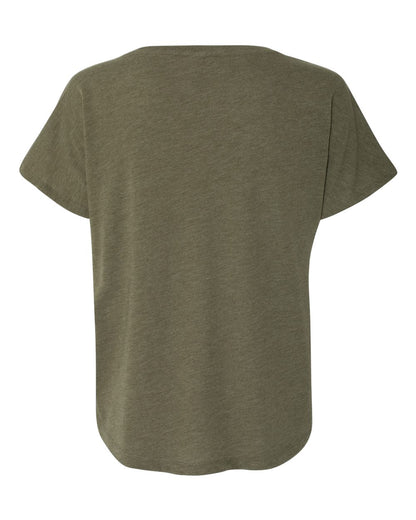 Next Level Women’s Triblend Dolman T-Shirt 6760 #color_Military Green