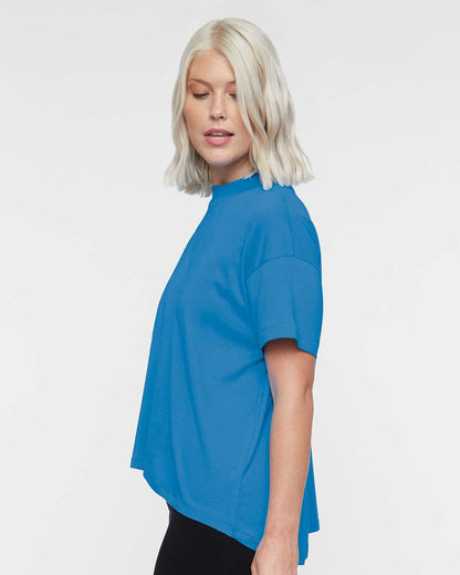 LAT Women's Hi-Lo Tee 3519 #colormdl_Tradewind