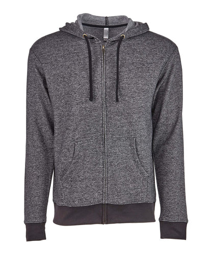 Next Level Pacifica Full-Zip Hoodie 9600 #color_Black