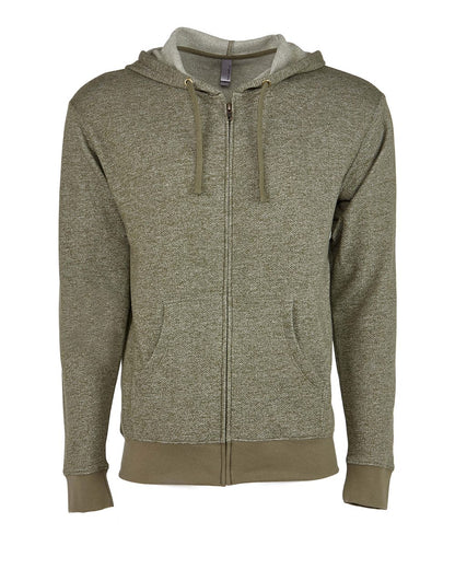 Next Level Pacifica Full-Zip Hoodie 9600 #color_Military Green