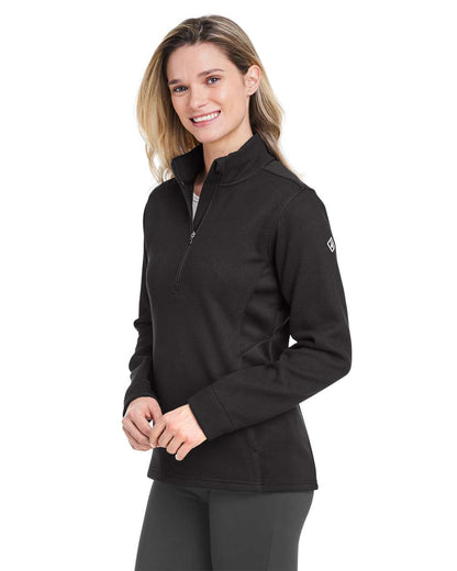 Spyder Women's Constant Canyon Quarter-Zip Pullover S18092 #colormdl_Black