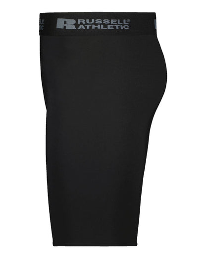 Russell Athletic Unisex CoolCore® Compression Shorts R24CPM #color_Black