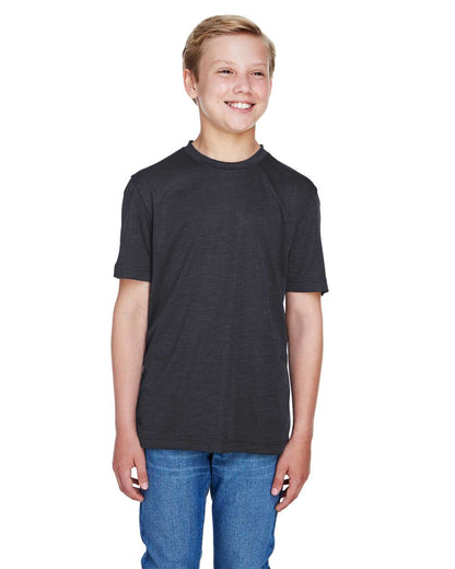 Team 365 Youth Sonic Heather Performance T-Shirt TT11HY #colormdl_Black Heather