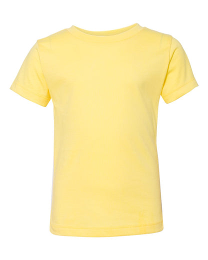 BELLA + CANVAS Toddler Jersey Tee 3001T #color_Yellow