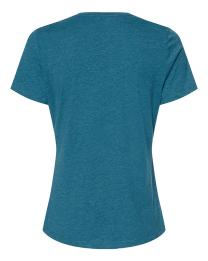 BELLA + CANVAS Women’s Relaxed Fit Heather CVC Tee 6400CVC #color_Heather Deep Teal