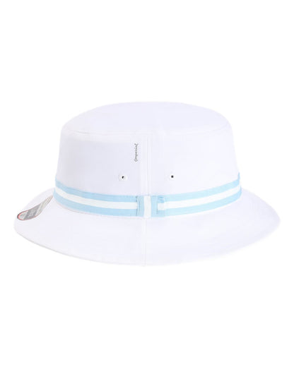 Imperial The Oxford Performance Bucket Hat 1371P #color_White/ Light Blue