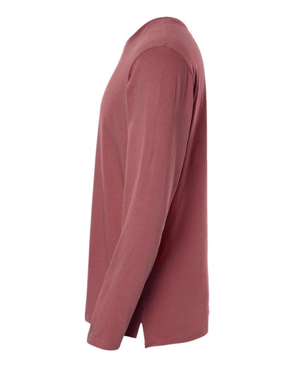 LAT Men's Fine Jersey Long Sleeve Tee 6918 #color_Rouge