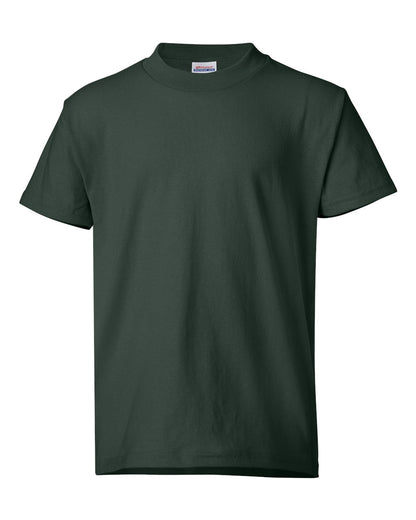 Hanes Ecosmart™ Youth T-Shirt 5370 #color_Deep Forest