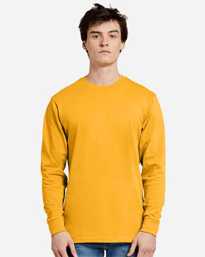 Lane Seven Heavyweight Long Sleeve T-Shirt LS15009 #colormdl_Mustard