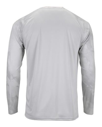 Paragon Unisex Cabo Camo Performance Long Sleeve T-Shirt 228 #color_Aluminum