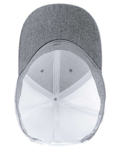 Infinity Her Women's Modern Trucker Cap CHARLIE #color_Heather Grey/ White