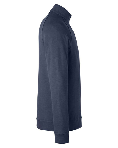 Devon & Jones Men's New Classics® Charleston Quarter-Zip Pullover DG481 #color_Navy Melange
