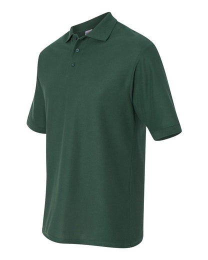 JERZEES Men's Easy Care™ Piqué Polo 537MR #color_Forest Green