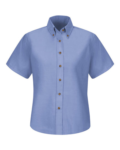 Red Kap Women's Extended Sizes Poplin Dress Shirt SP81EXT #color_Light Blue