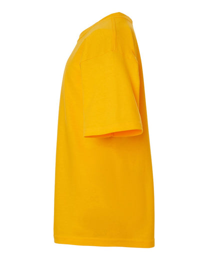 M&O Youth Gold Soft Touch T-Shirt 4850 #color_Gold