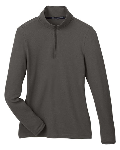 Devon & Jones Women's New Classics® Performance Quarter-Zip Pullover DG400W #color_Graphite