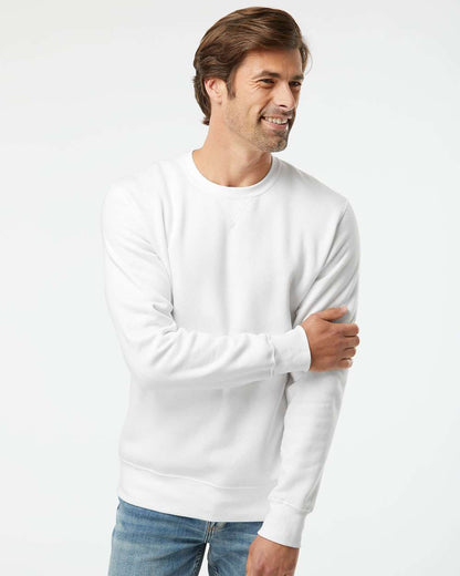 Russell Athletic Unisex Cotton Rich Crewneck Sweatshirt 82RNSM #colormdl_White
