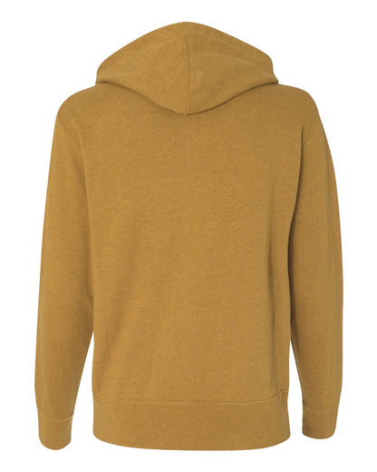 Independent Trading Co. Heathered French Terry Full-Zip Hooded Sweatshirt PRM90HTZ #color_Golden Wheat Heather