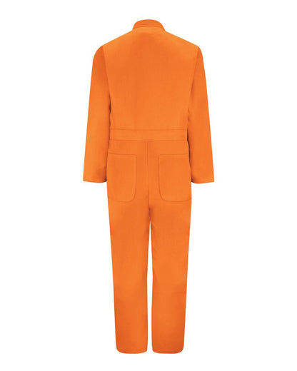 Red Kap Men's Tall Twill Action Back Coverall CT10T #color_Orange