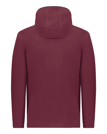 Augusta Sportswear Eco Revive™ Polar Fleece Hooded Full-Zip Jacket 6858 #color_Maroon