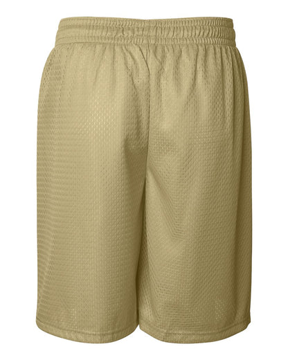 Badger Pro Mesh 9" Shorts 7209 #color_Vegas Gold